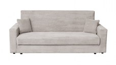 Canapea CORINNE LUX extensibila, 3 locuri, cu lada depozitare, bej inchis, 220x90x96 cm