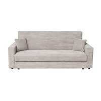 Canapea CORINNE LUX extensibila, 3 locuri, cu lada depozitare, bej inchis, 220x90x96 cm - 1