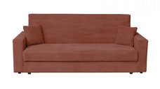 Canapea CORINNE LUX extensibila, 3 locuri, cu lada depozitare, caramiziu, 220x90x96 cm