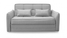 Canapea extensibila DREW, 3 locuri, lada pentru depozitare, gri deschis, 175x110x88 cm