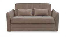 Canapea extensibila DREW C, 3 locuri, lada pentru depozitare, maro, 175x110x88 cm