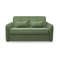 Canapea extensibila DREW C, 3 locuri, lada pentru depozitare, verde, 175x110x88 cm - 1