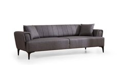 Canapea extensibila HAMLET, 3 locuri, gri inchis, 230x95x77 cm