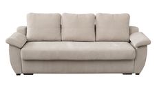 Canapea extensibila HAVANA, 3 locuri, cu arcuri si lada depozitare, bej, 240x100x100 cm