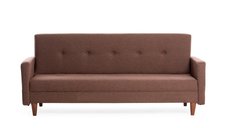 Canapea extensibila HIKO, 3 locuri, maro, 200x75x83 cm