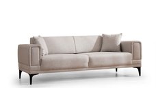 Canapea extensibila HORIZON, 3 locuri, ecru, 230x95x77 cm
