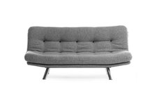 Canapea extensibila MISA, 3 locuri, gri deschis, 180x78x85 cm