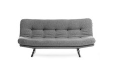 Canapea extensibila MISA, 3 locuri, gri deschis, 180x78x85 cm