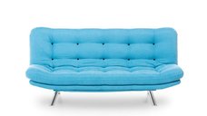Canapea extensibila MISA, 3 locuri, turcoaz, 200x105x95 cm
