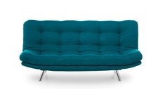 Canapea extensibila MISA, 3 locuri, verde petrol, 200x105x95 cm
