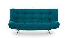 Canapea extensibila MISA, 3 locuri, verde petrol, 200x105x95 cm