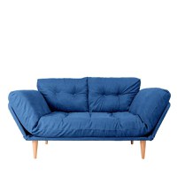 Canapea extensibila NINA, 3 locuri, bleumarin, 190x85x80 cm - 1