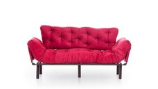 Canapea extensibila NITTA, 3 locuri, culoare bordo, dimensiuni 185x70x85 cm