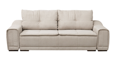 Canapea extensibila OSLO, 3 locuri, cu arcuri si lada depozitare, bej, 265x115x100 cm