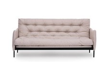 Canapea extensibila RENGE, 3 locuri, crem, 200x82x92 cm