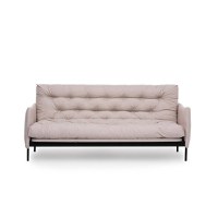 Canapea extensibila RENGE, 3 locuri, crem, 200x82x92 cm - 1