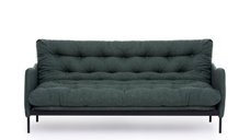 Canapea extensibila RENGE, 3 locuri, verde, 200x82x92 cm