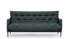 Canapea extensibila RENGE, 3 locuri, verde, 200x82x92 cm
