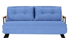 Canapea extensibila SANDO, 2 locuri, albastru, 133x78x78 cm