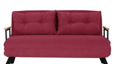 Canapea extensibila SANDO, 2 locuri, bordo, 133x78x78 cm