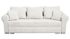 Canapea extensibila SARA N, 3 locuri, bej, cu lada de depozitare, dimensiuni 235x90x75 cm