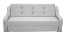Canapea extensibila VALY II cu lada de depozitare, 3 locuri, gri deschis, 215x90x95 cm