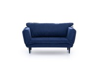 Canapea extensibila VINO, 2 locuri, albastru marin, 150x60x85 cm - 1