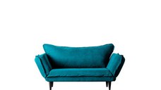Canapea extensibila VINO, 2 locuri, verde petrol, 150x60x85 cm
