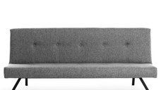 Canapea extensibila ZOLA, 3 locuri, gri deschis, 180x64x78 cm
