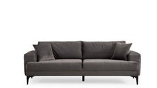 Canapea fixa ASTANA, 3 locuri, antracit, 234x100x78 cm
