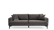Canapea fixa ASTANA, 3 locuri, antracit, 234x100x78 cm
