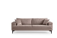 Canapea fixa ASTANA, 3 locuri, bej, 234x100x78 cm - 1