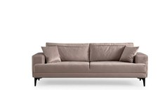 Canapea fixa ASTANA, 3 locuri, bej, 234x100x78 cm