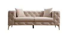 Canapea fixa COMO, 2 locuri, ecru, 197x90x73 cm