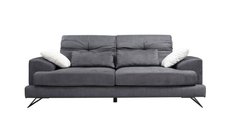 Canapea fixa FRIDO, 2 locuri, antracit, 185x92x79 cm