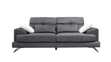 Canapea fixa FRIDO, 2 locuri, antracit, 185x92x79 cm