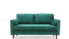 Canapea fixa ROME, 2 locuri, verde, 175x90x70 cm
