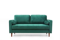 Canapea fixa ROME, 2 locuri, verde, 175x90x70 cm - 1