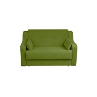 Canapea GINA II extensibila, 2 locuri, cu arcuri si lada depozitare, verde deschis, 155x100x95 cm - 1