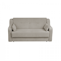 Canapea GINA XL II extensibila, 3 locuri, cu arcuri si lada depozitare, bej, 190x100x95 cm - 1