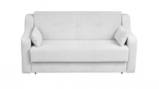 Canapea GINA XL II extensibila, 3 locuri, cu arcuri si lada depozitare, gri deschis, 190x100x95 cm