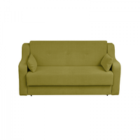 Canapea GINA XL II extensibila, 3 locuri, cu arcuri si lada depozitare, verde deschis, 190x100x95 cm - 1