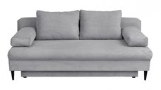 Canapea MILANO ONE extensibila, 3 locuri, cu arcuri si lada depozitare, gri, 200x95x95 cm