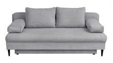 Canapea MILANO ONE extensibila, 3 locuri, cu arcuri si lada depozitare, gri, 200x95x95 cm