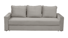 Canapea NICO II extensibila, 3 locuri, cu arcuri si lada depozitare, bej, 220x85x75 cm