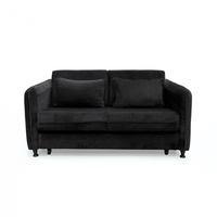 Canapea RAVIT extensibila, 3 locuri, cu arcuri si lada depozitare, antracit, 173x122x88 cm - 1