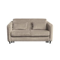 Canapea RAVIT extensibila, 3 locuri, cu arcuri si lada depozitare, bej, 173x122x88 cm - 1