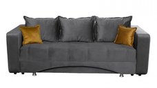 Canapea ROYAL M extensibila, 3 locuri, cu arcuri si lada depozitare, 230x105x80 cm