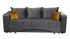 Canapea ROYAL M extensibila, 3 locuri, cu arcuri si lada depozitare, 230x105x80 cm