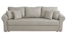 Canapea SARA II extensibila, 3 locuri, cu lada depozitare, bej, 235x90x75 cm